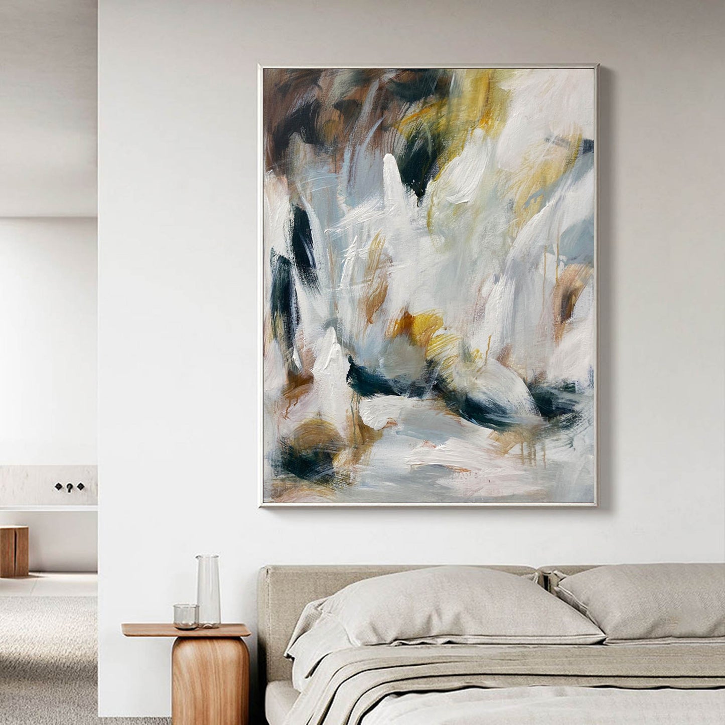 Contemporary Abstract Oil Painting for Modern Home Décor
