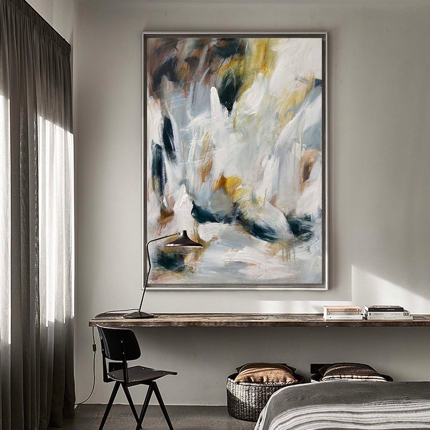 Contemporary Abstract Oil Painting for Modern Home Décor