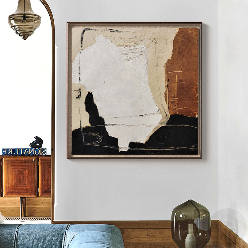 Contemporary Abstract Oil Painting for Modern Home Decor and Art Collection