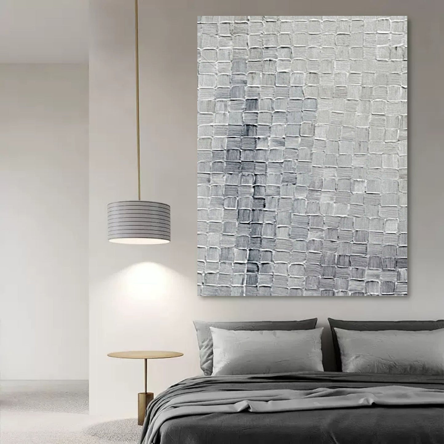 Elegant Wabi-Sabi Textured Wall Art for Minimalist Home Decor