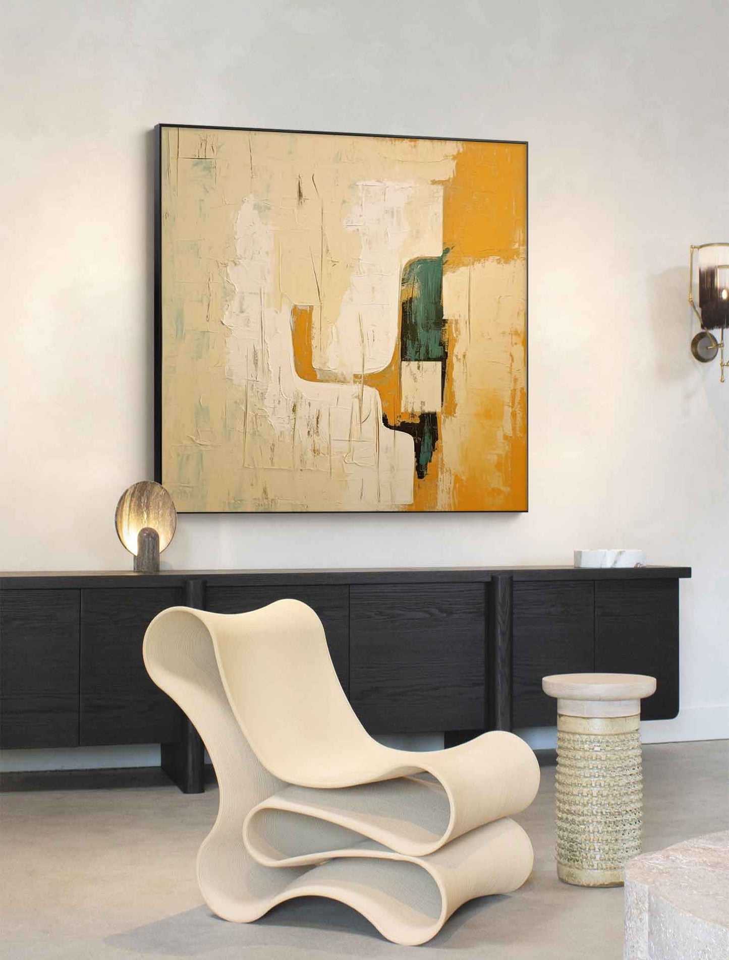 Contemporary Abstract Oil Painting for Modern Home Decor
