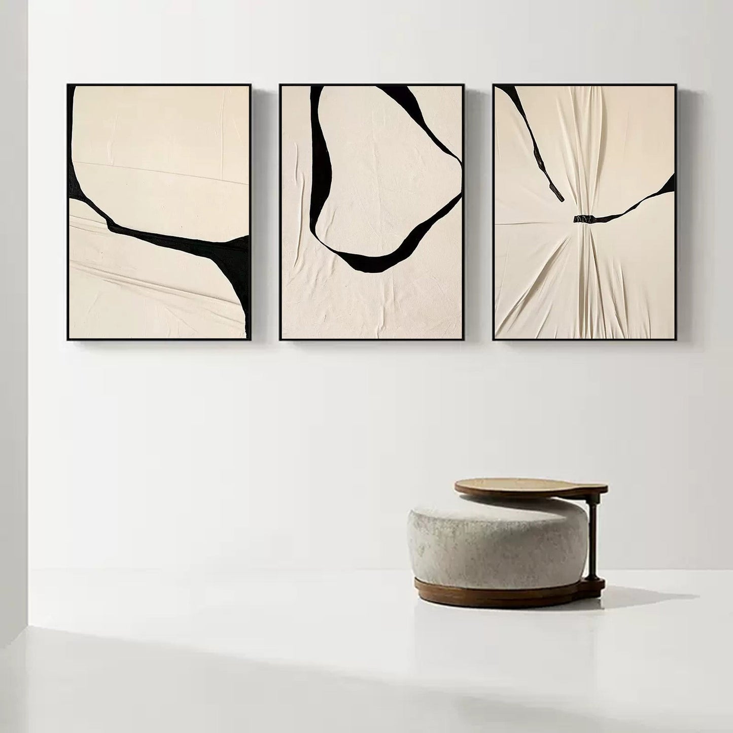 Contemporary Abstract Triptych Wall Art for Modern Home Decor