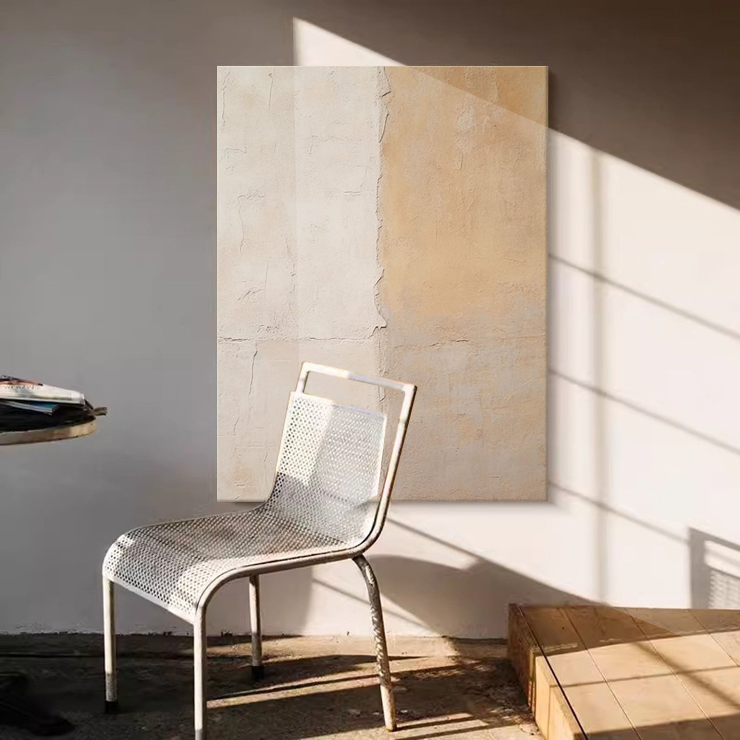 Elegant Minimalist Oil Painting for Modern Home Décor
