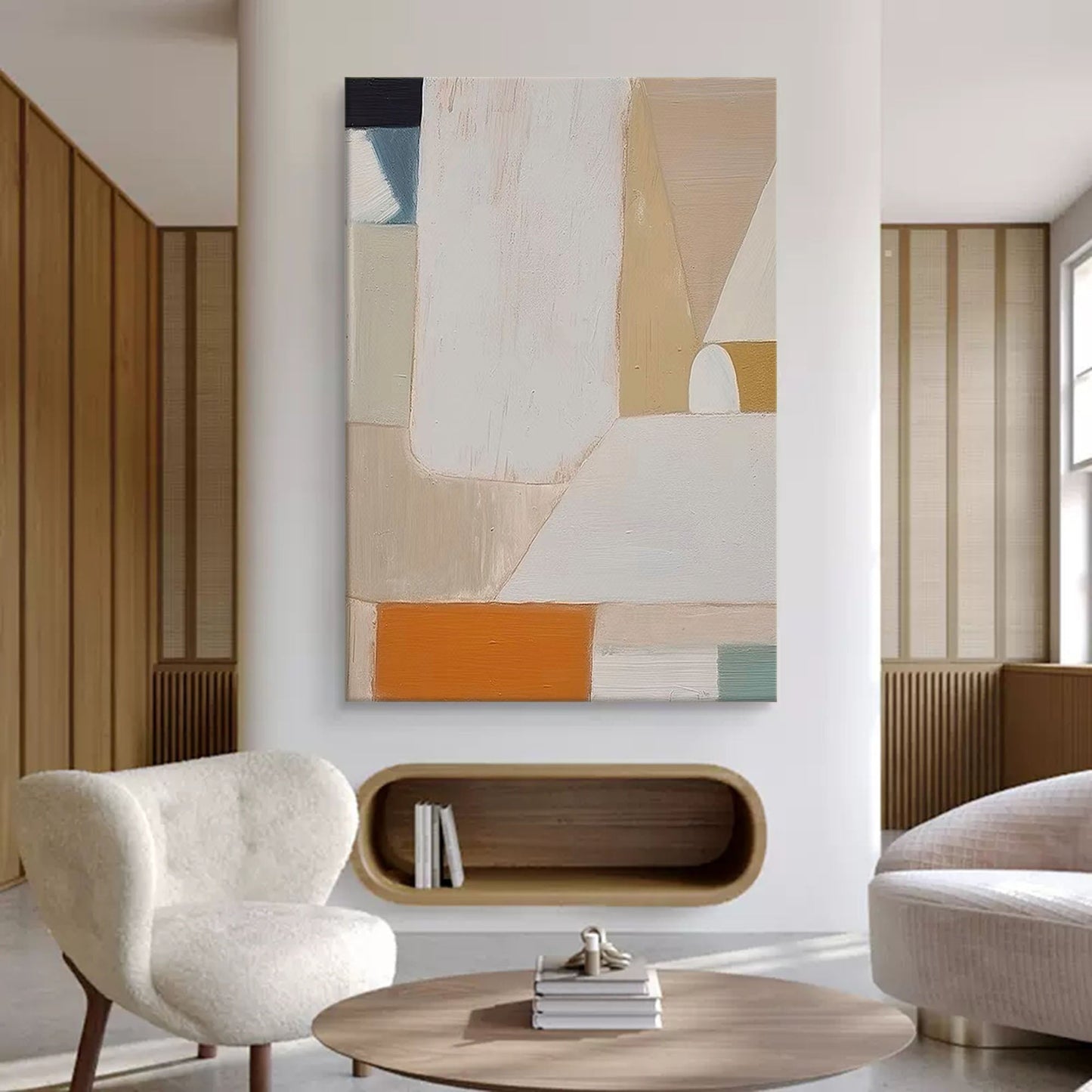 Contemporary Abstract Oil Painting for Modern Home Decor