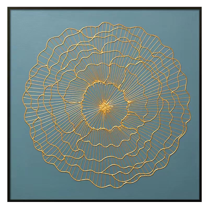 Radiant Flower Bloom Oil Painting for Inspirational Home Decor