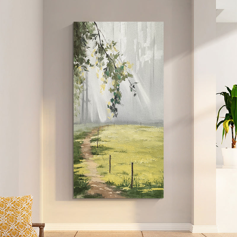 Forest Sunlight Portrait Quiet Nature Scenic Oil Painting 103FS