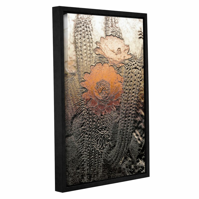 Desert Flora Oil Painting - Elegant Floral Wall Art for Home Decor