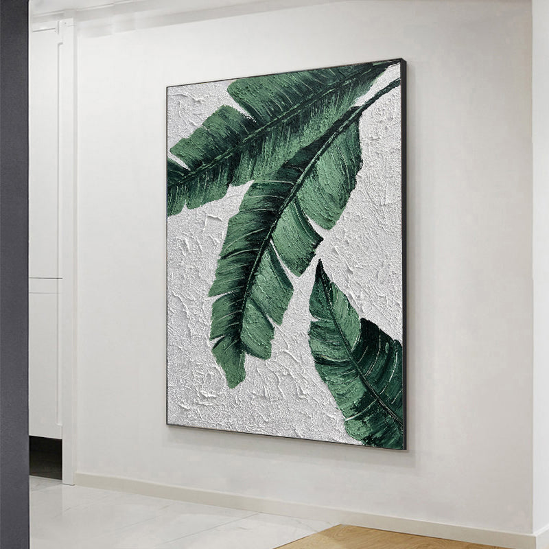 Large Palm California Style Minimalist Simple Oil Painting