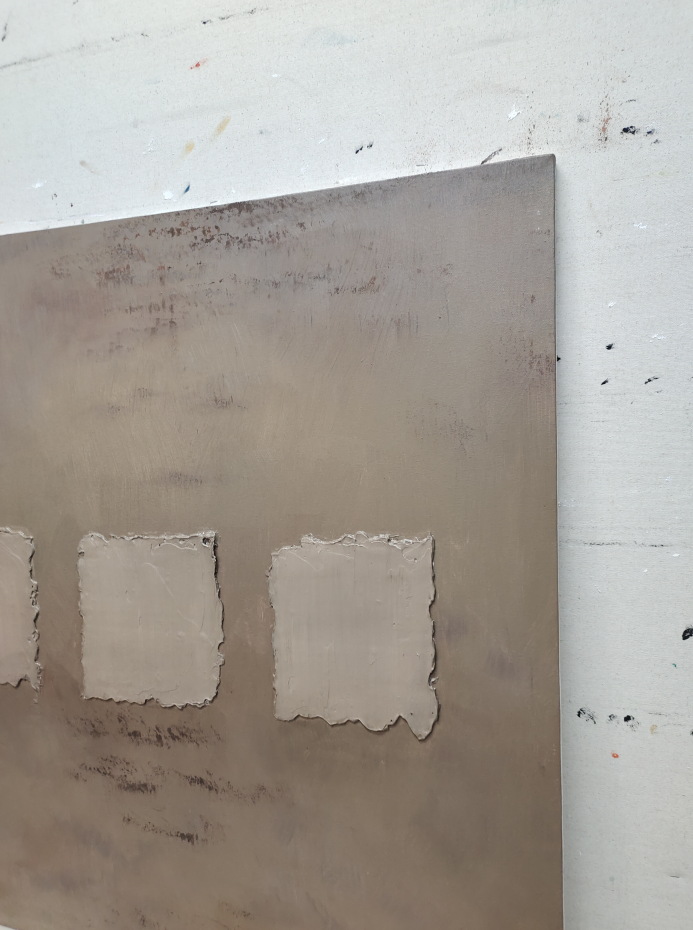 Minimalist Wabi-Sabi Oil Painting for Serene Home Decor and Unique Wall Art