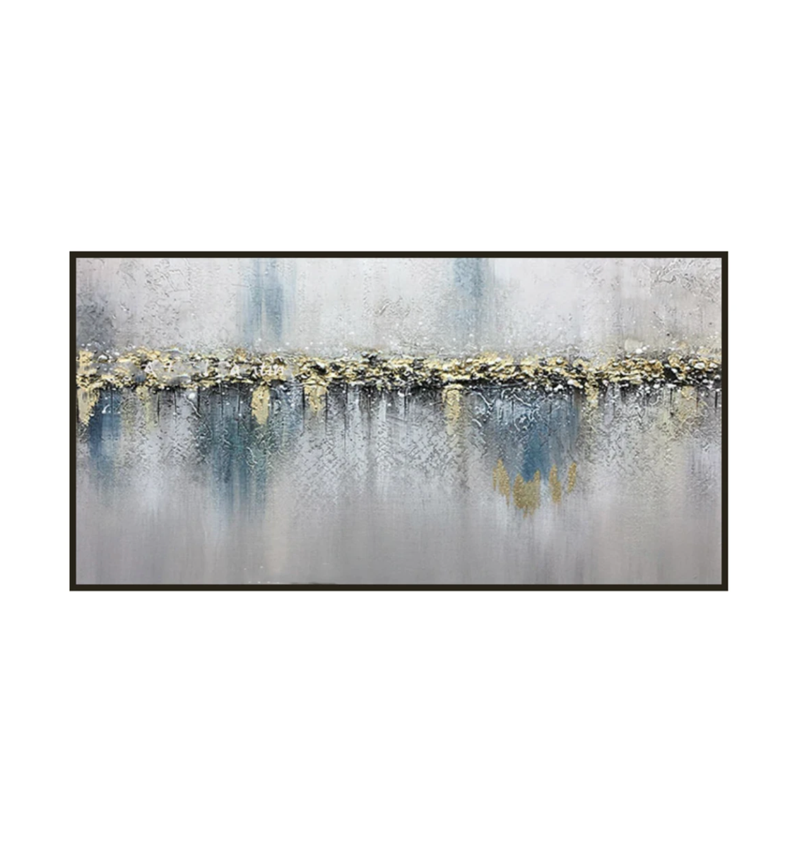 Contemporary Oil Painting Rush - Stunning Abstract Wall Art for Modern Decor