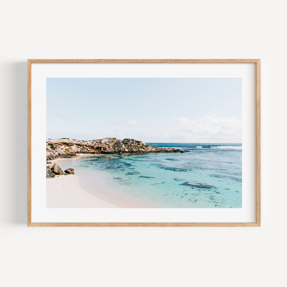 Tranquil Salmon Bay Ocean View Oil Painting for Serene Home Decor