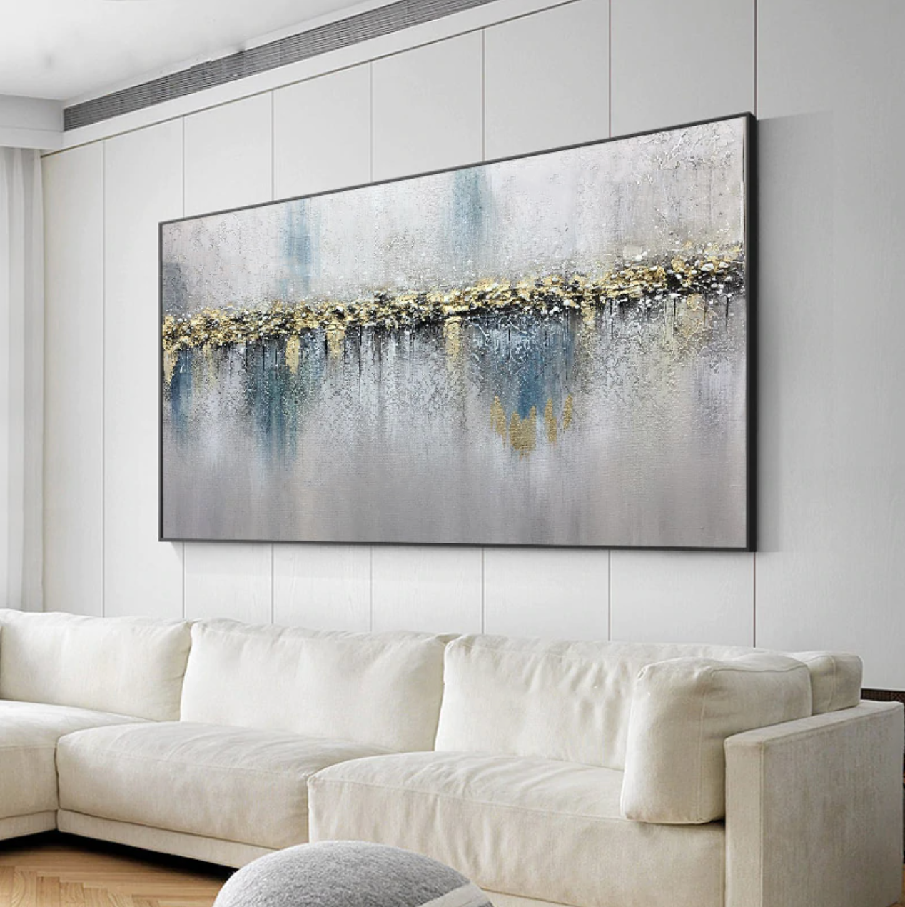 Contemporary Oil Painting Rush - Stunning Abstract Wall Art for Modern Decor