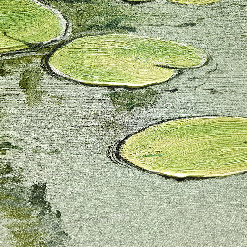 impressionist Water Lilly European Scenic Oil Painting 140IW