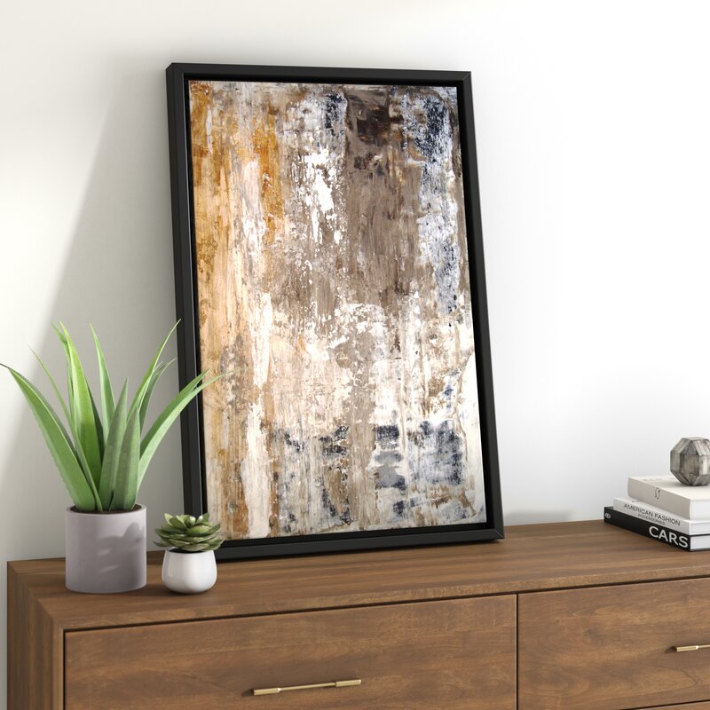 Abstract Stone Wall Art Canvas for Modern Home Decor