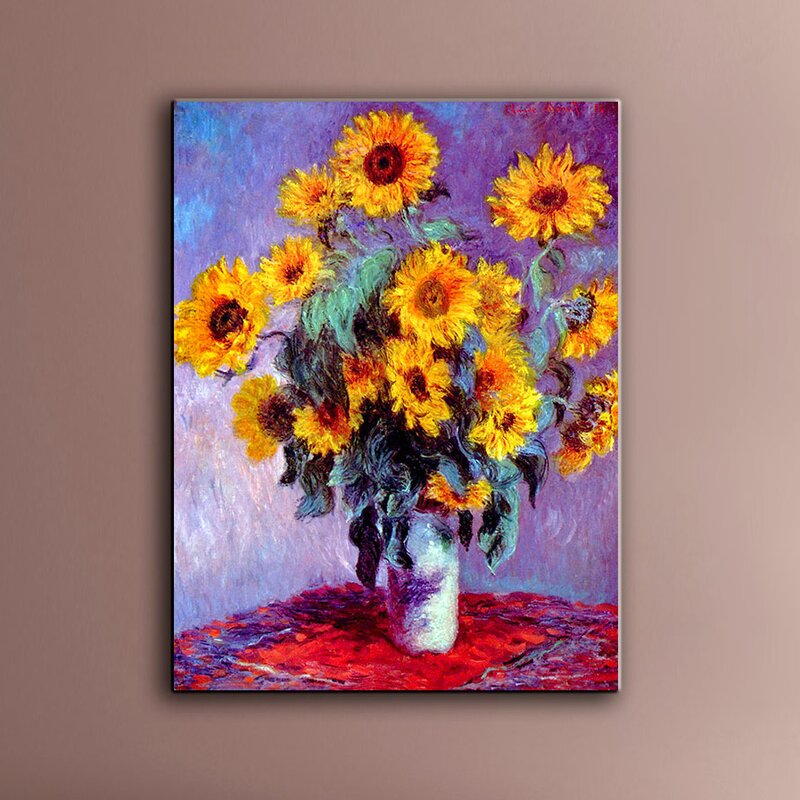 Vibrant Sunflower Oil Painting