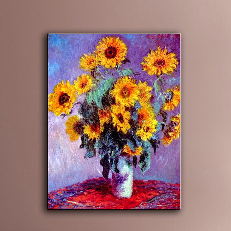 Vibrant Sunflower Oil Painting