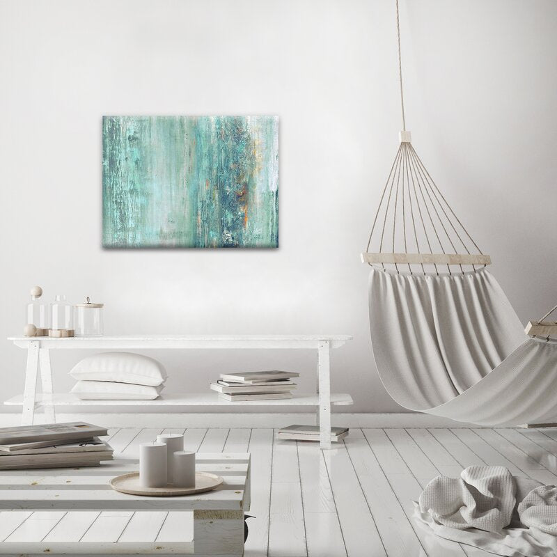 Tranquil Abstract Oil Painting for Modern Home Decor