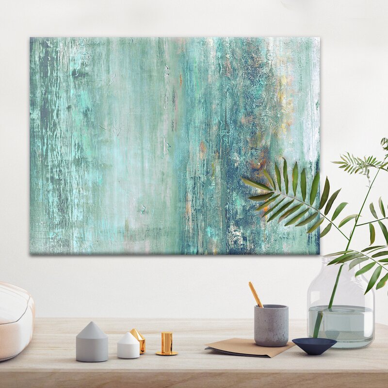 Tranquil Abstract Oil Painting for Modern Home Decor