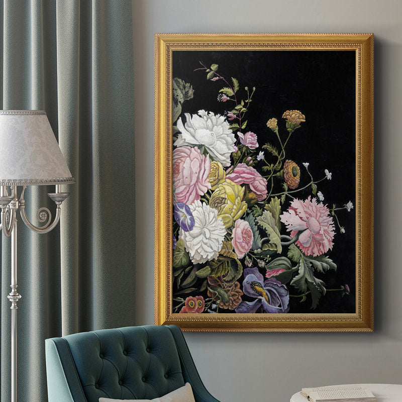 Elegant Floral Baroque Oil Painting | Vibrant Nature-Inspired Artwork for Home Decor