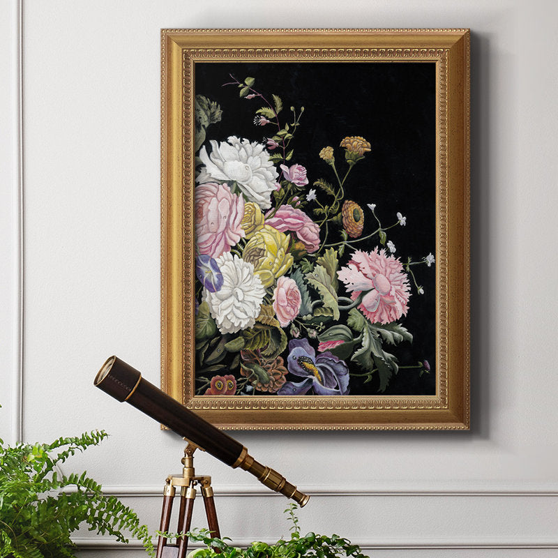 Elegant Floral Baroque Oil Painting | Vibrant Nature-Inspired Artwork for Home Decor