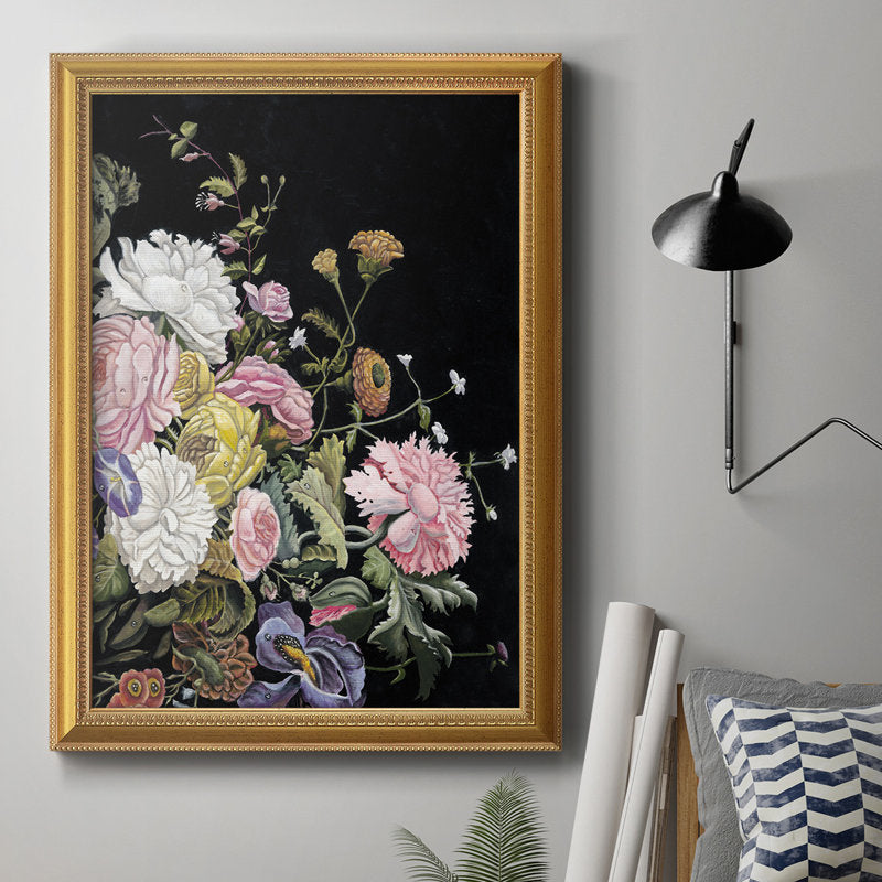 Elegant Floral Baroque Oil Painting | Vibrant Nature-Inspired Artwork for Home Decor