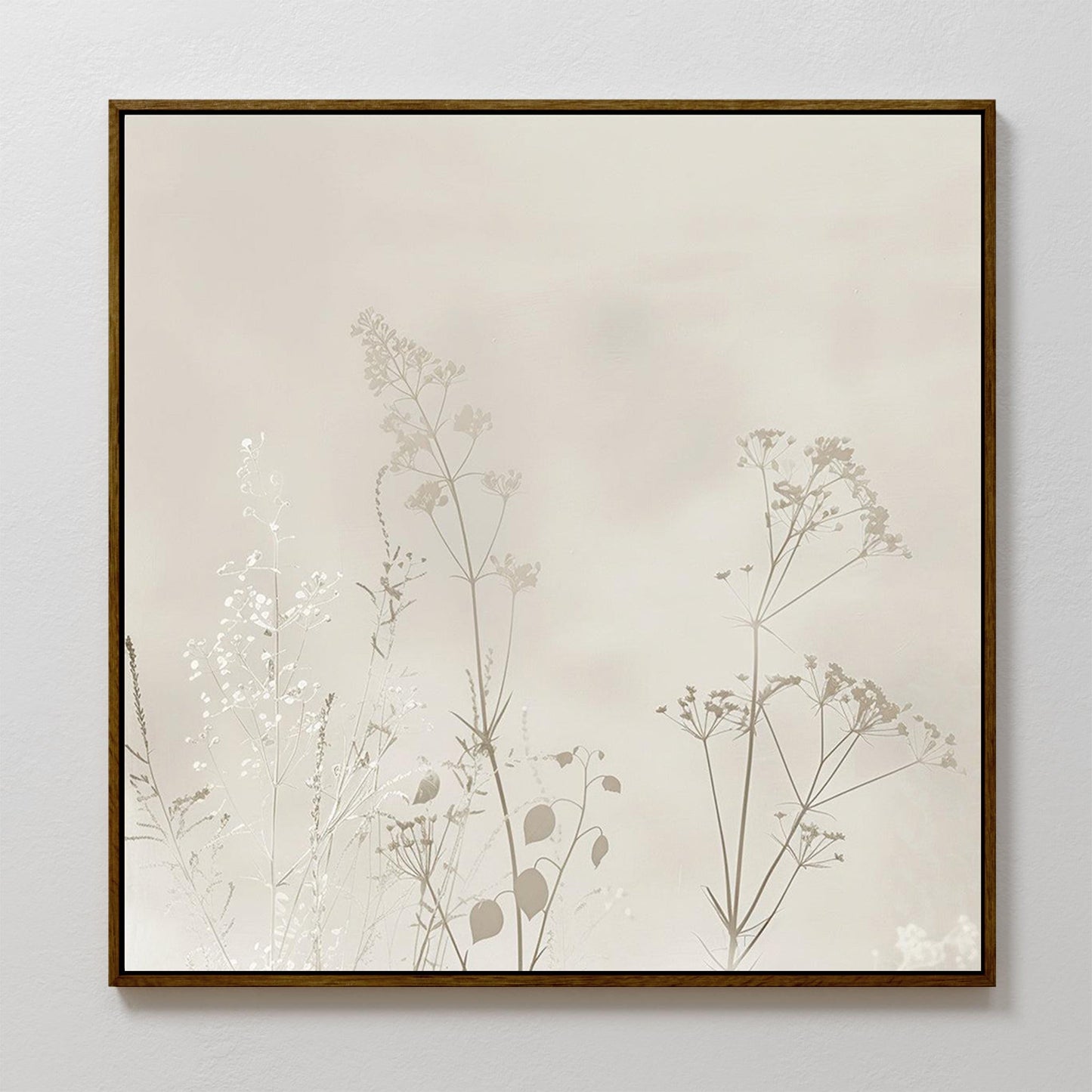 Elegant Floral Abstract Oil Painting for Modern Home Decor