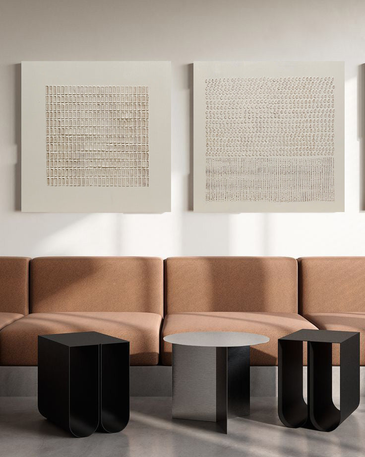 Contemporary Abstract Duo for Modern Home Decor and Artistic Touch