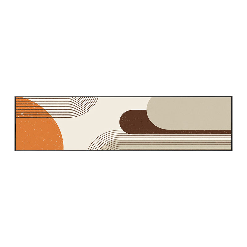 Long Neutral Arch Retro Desert Oil Painting