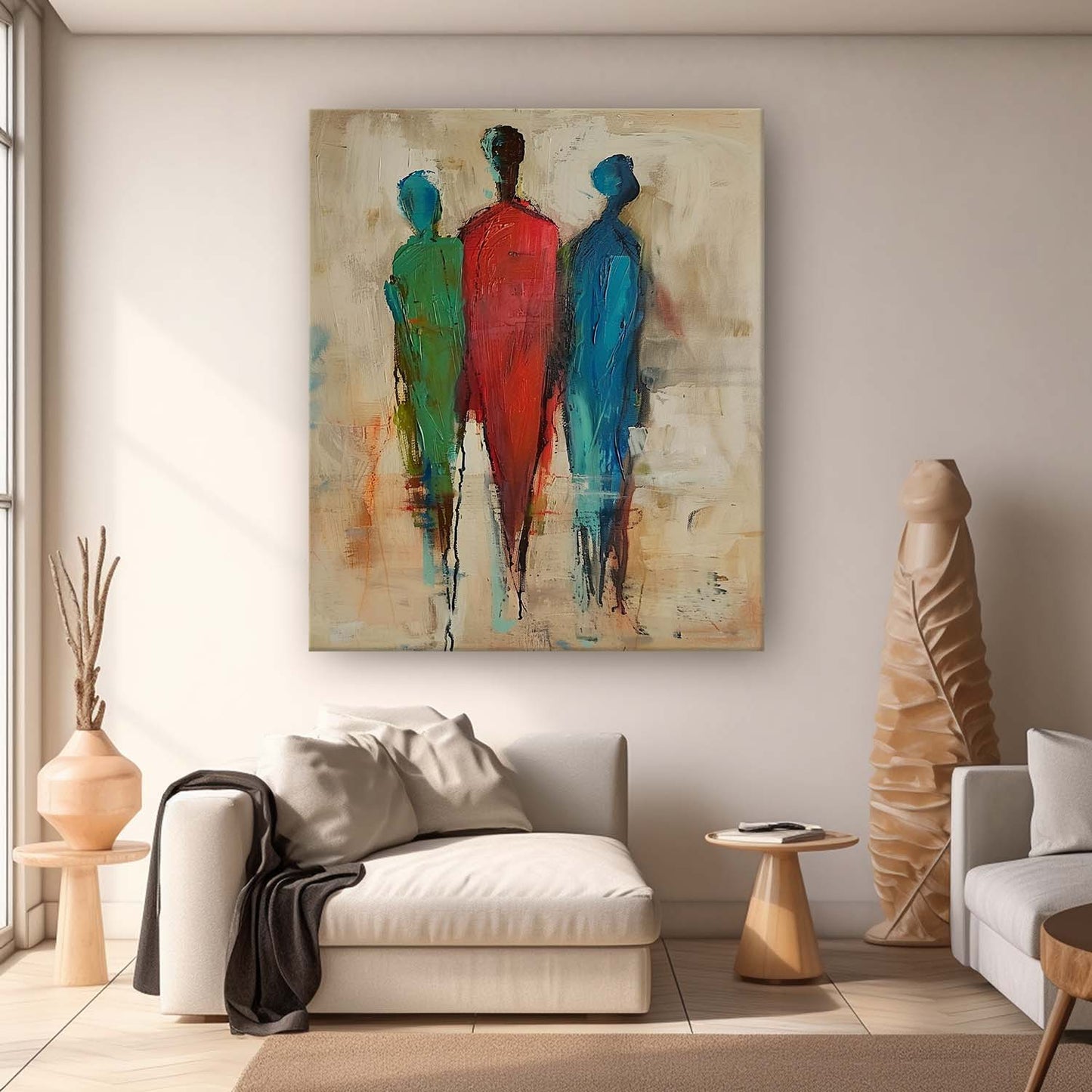 Abstract Figures Oil Painting for Modern Home Decor