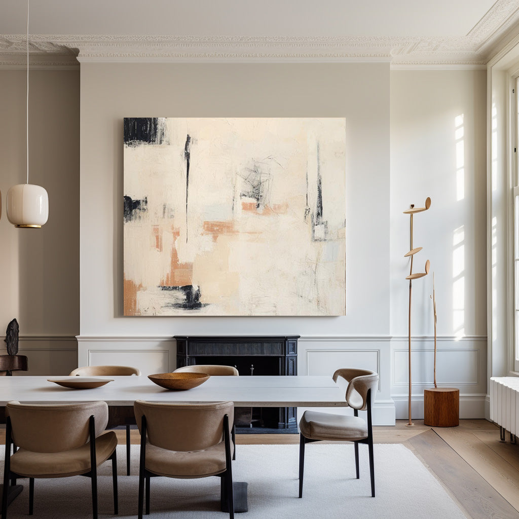 Contemporary Abstract Oil Painting for Modern Home Décor and Art Enthusiasts