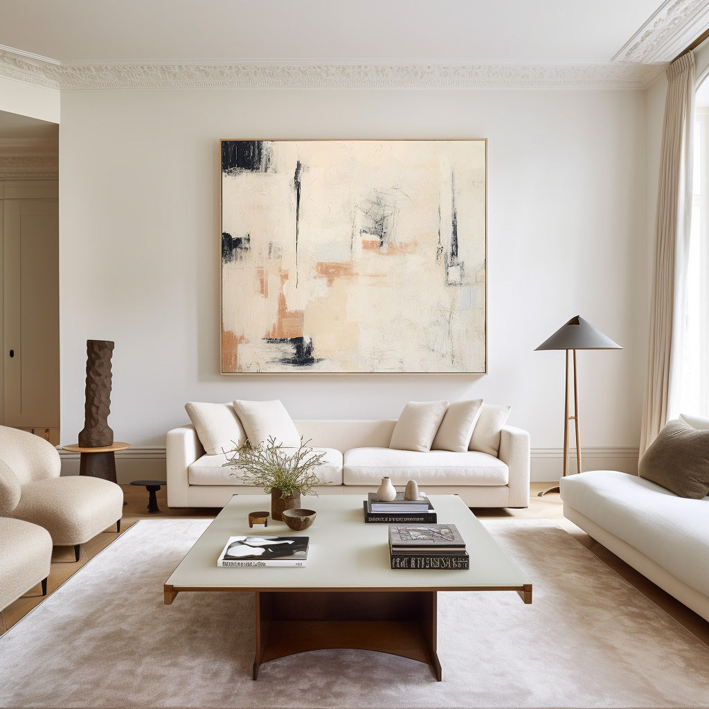Contemporary Abstract Oil Painting for Modern Home Décor and Art Enthusiasts