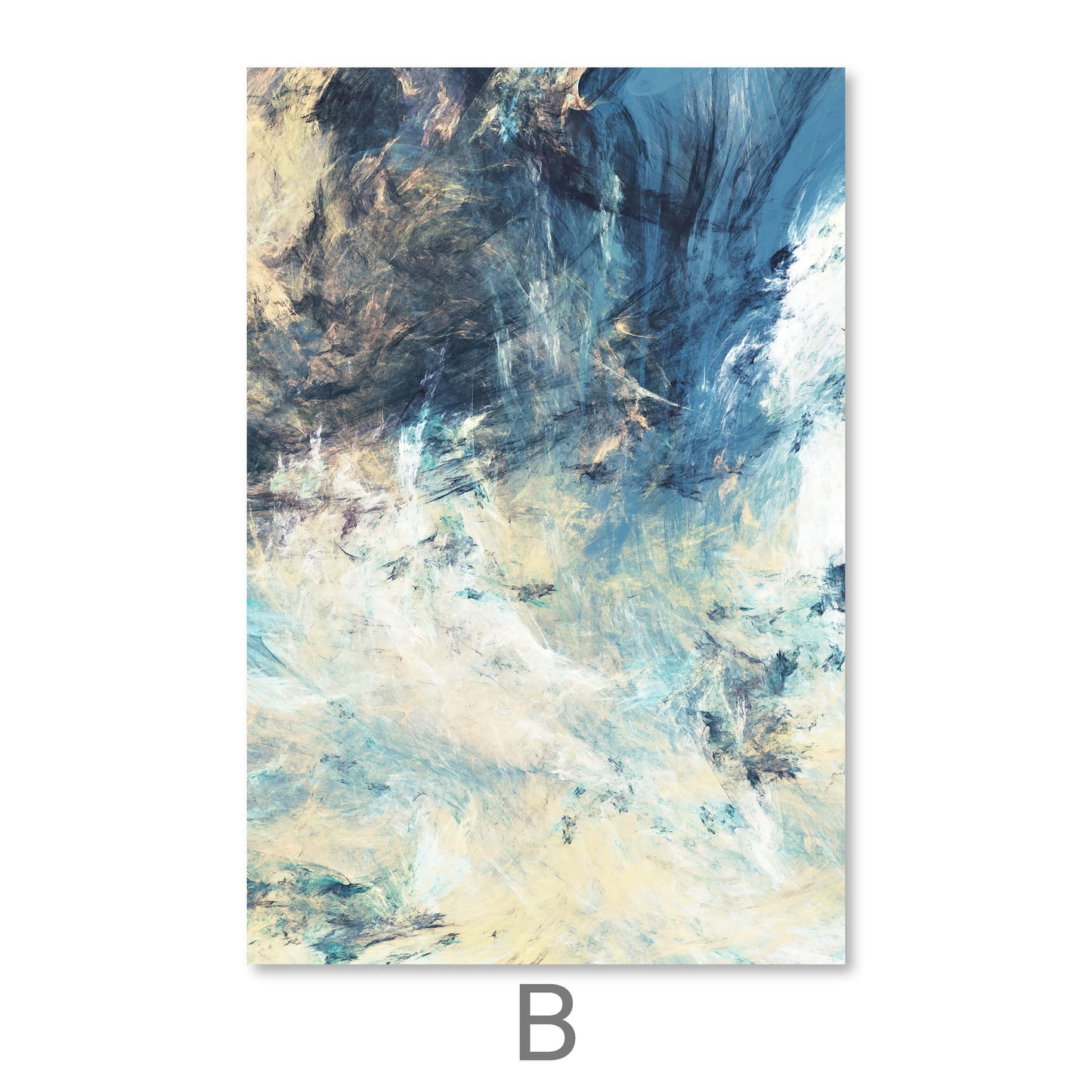 Captivating Abstract Skies Triptych Canvas Art for Modern Home Décor