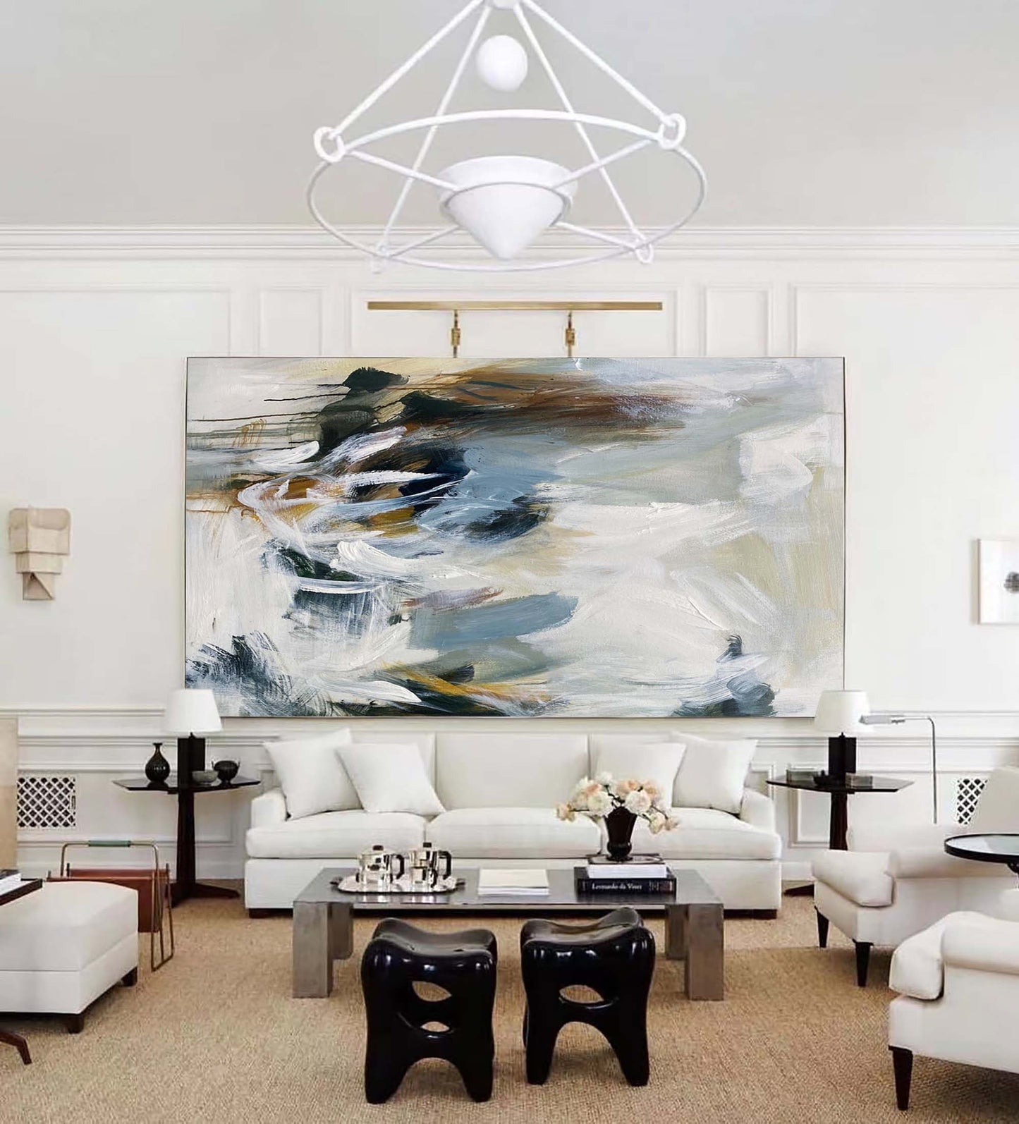 Contemporary Abstract Oil Painting for Modern Home Décor – Unique Wall Art Design