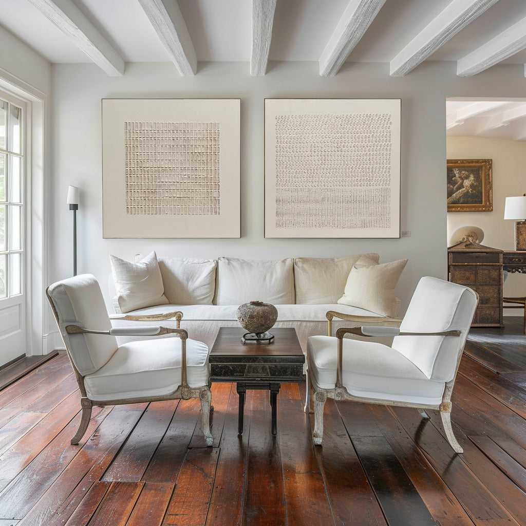 Contemporary Abstract Duo for Modern Home Decor and Artistic Touch