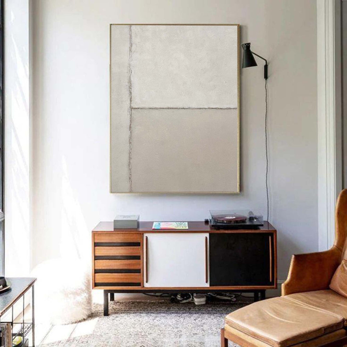 Contemporary Minimalist Oil Painting for Modern Home Décor and Art Enthusiasts