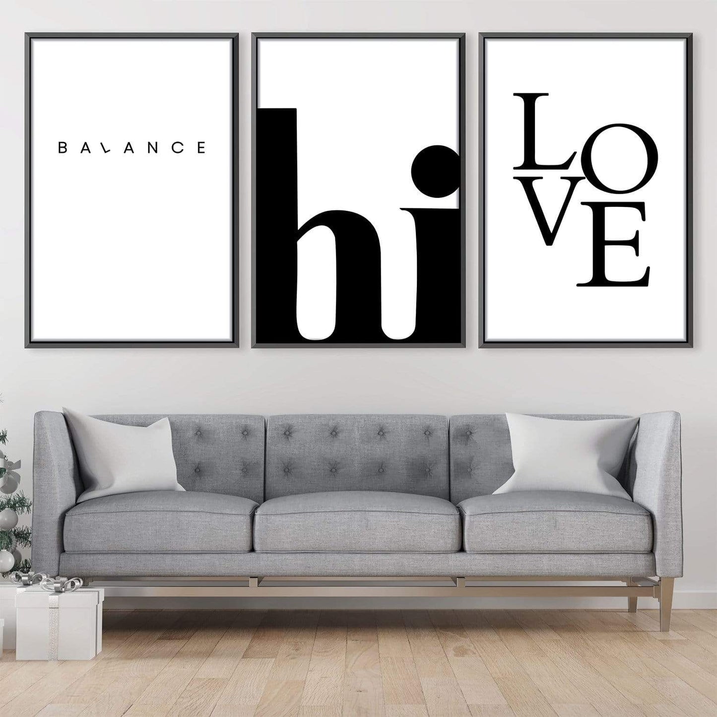 Abstract Balance Art: Modern Canvas for Elegant Home Decor