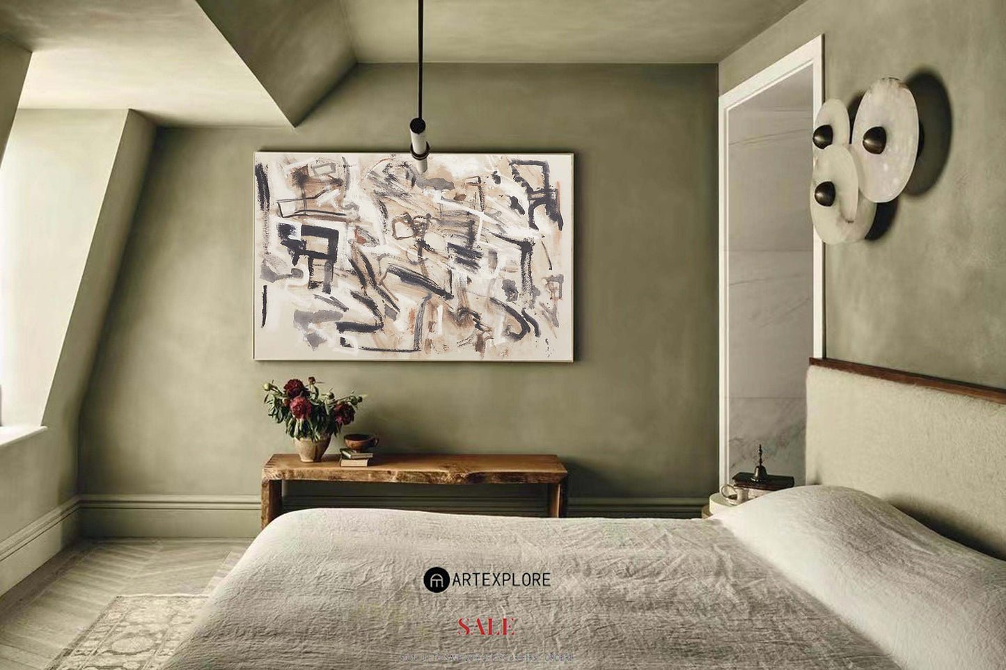 Contemporary Abstract Oil Painting for Modern Home Decor