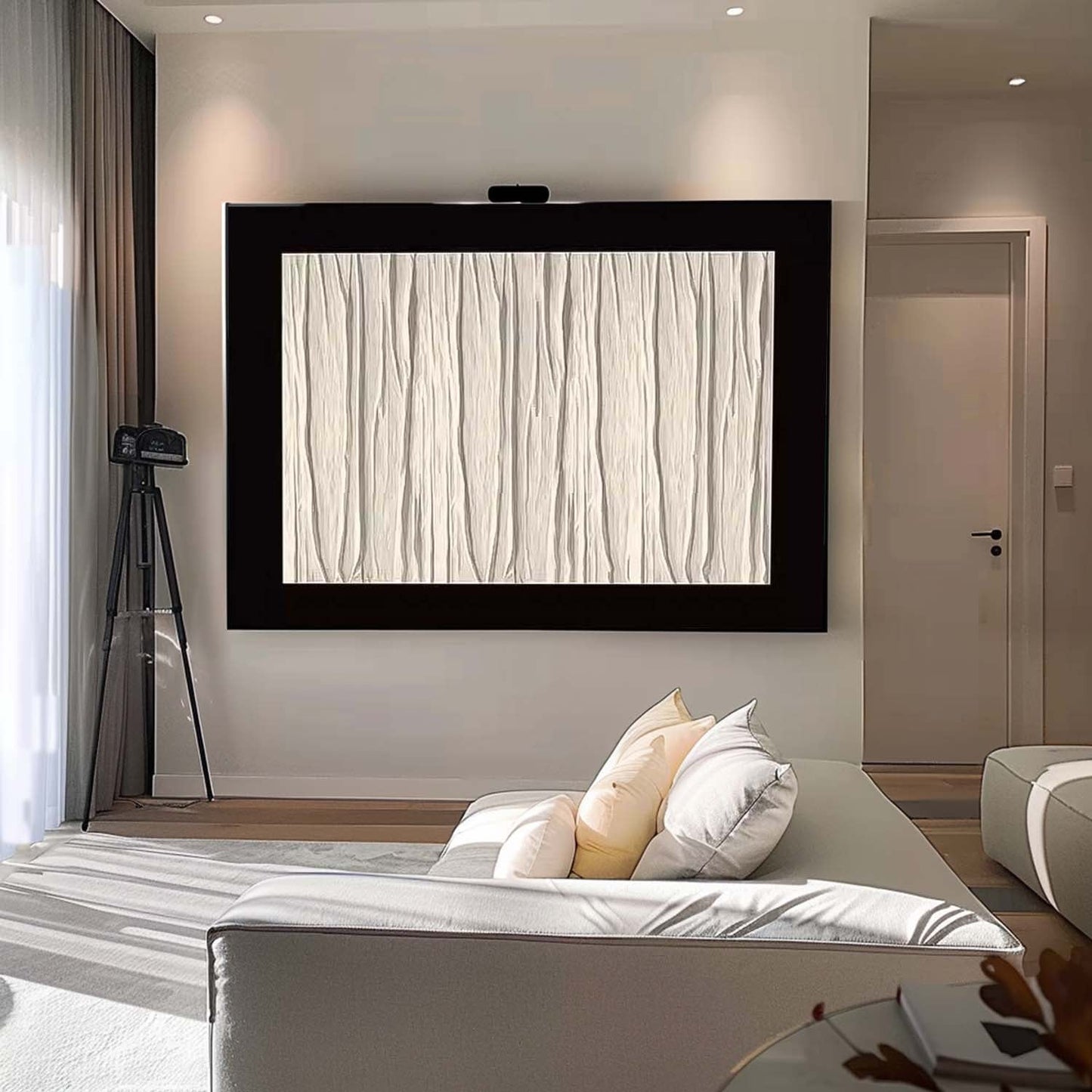 Contemporary Minimalist Oil Painting for Modern Home Decor