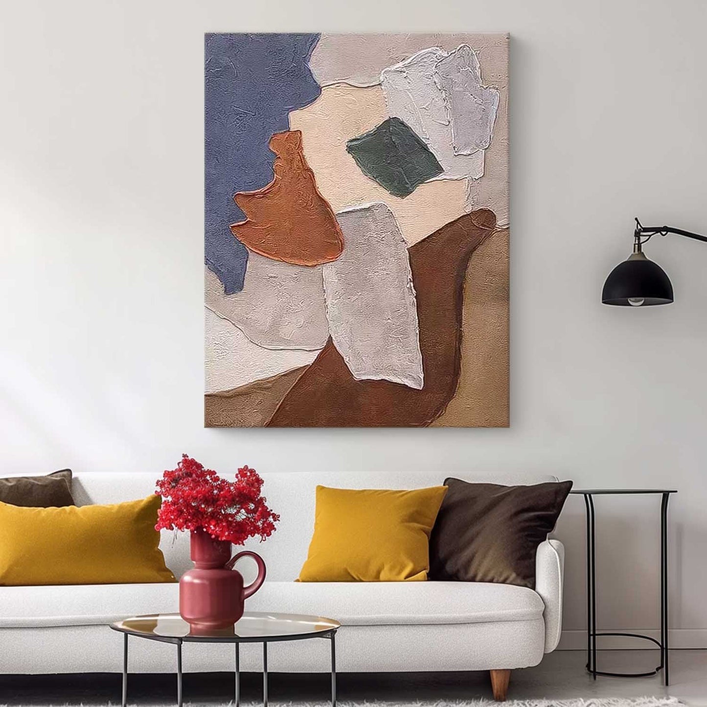 Contemporary Abstract Oil Painting for Modern Home Décor