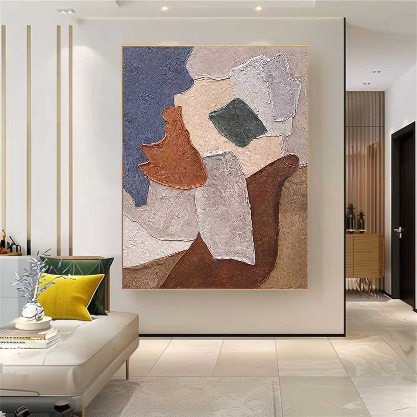 Contemporary Abstract Oil Painting for Modern Home Décor