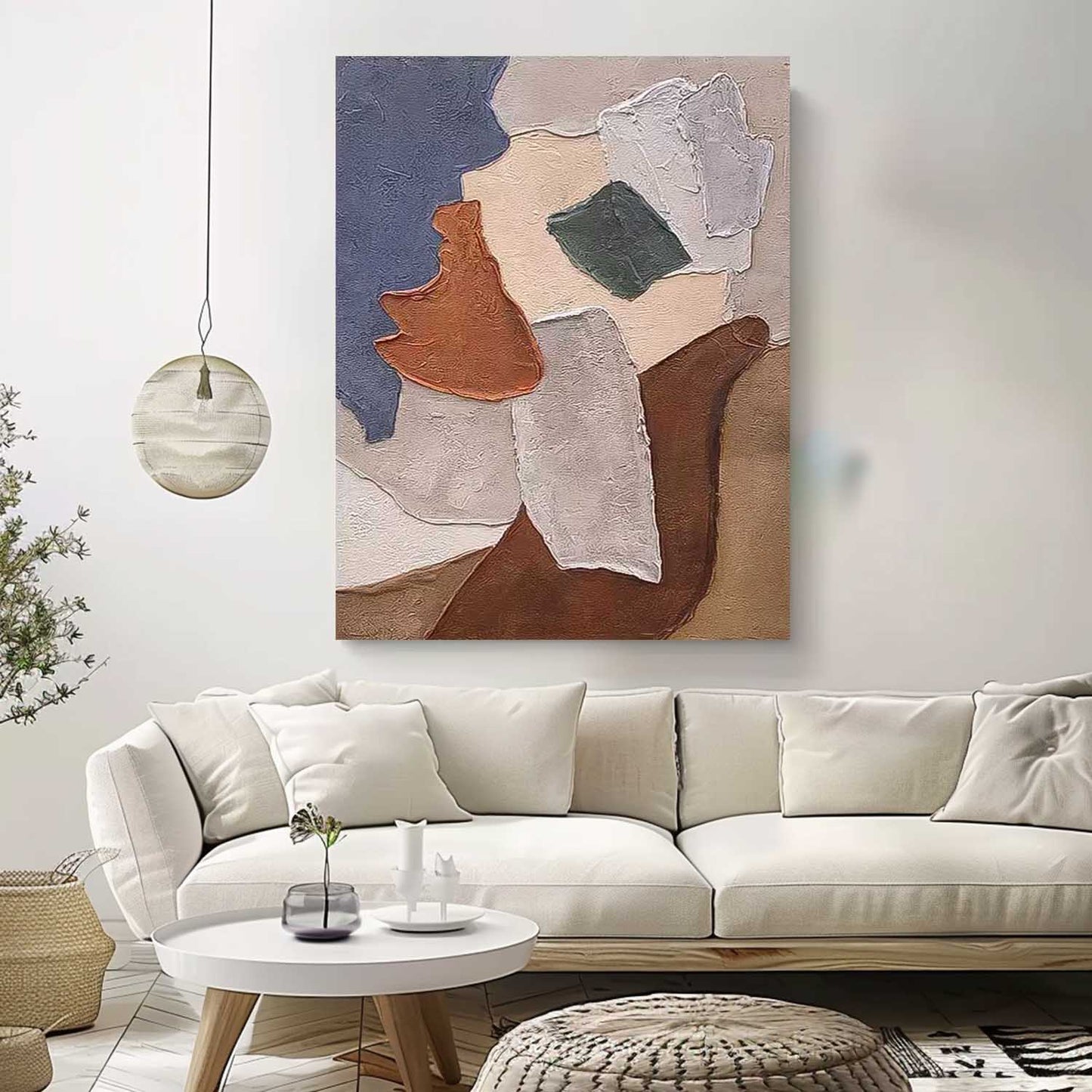 Contemporary Abstract Oil Painting for Modern Home Décor
