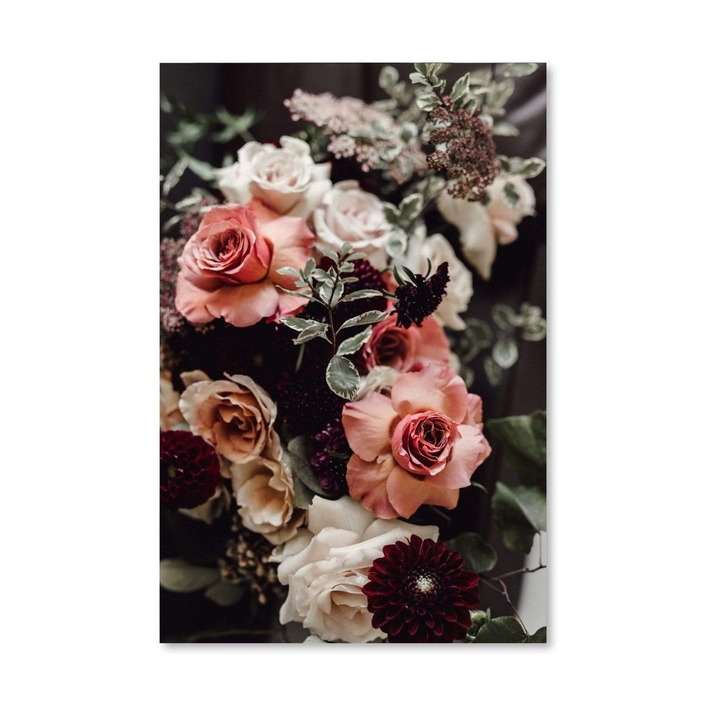 Elegant Floral Arrangement Oil Painting for Home Decor and Wall Art