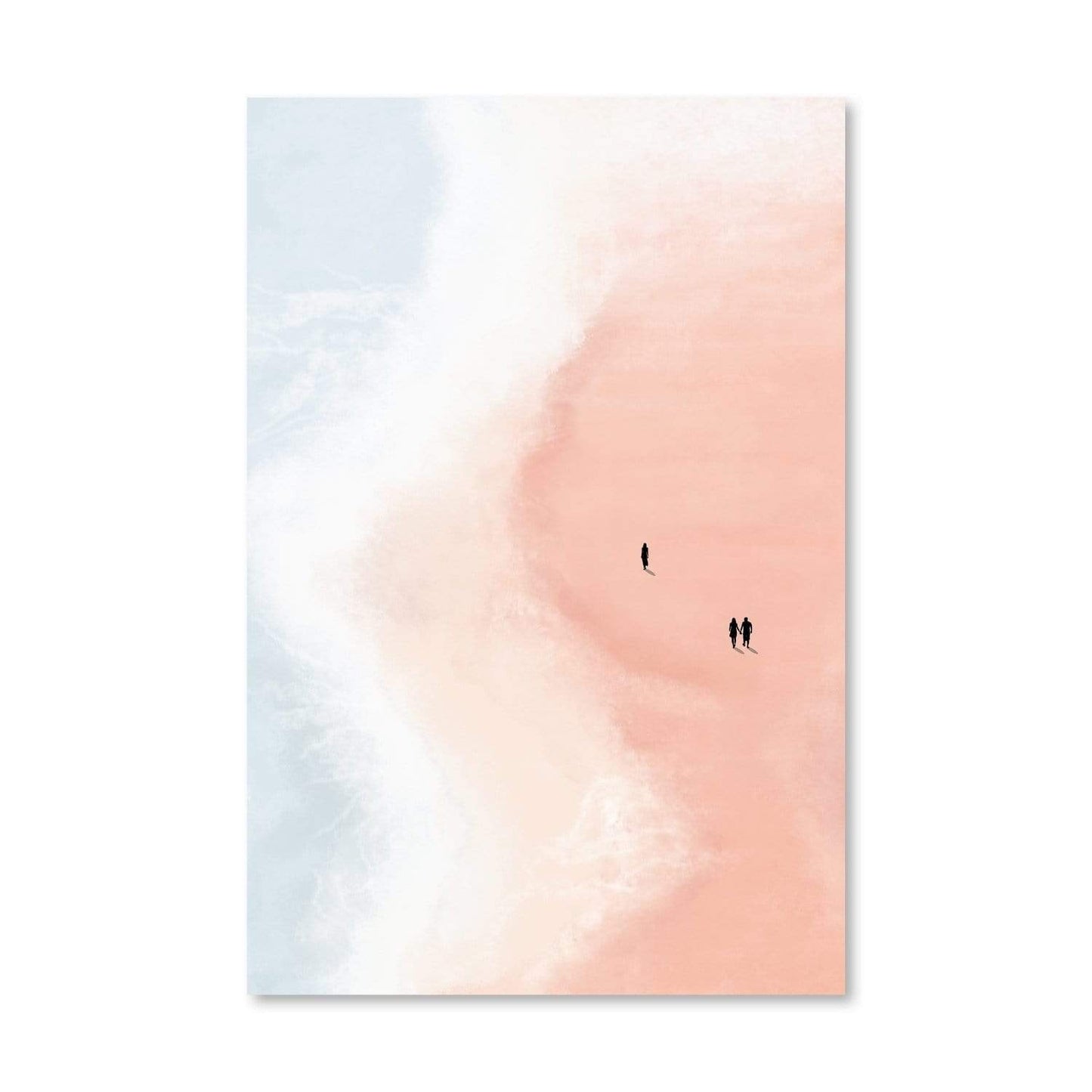 Tranquil Beach Sunset Oil Painting for Serene Home Decor