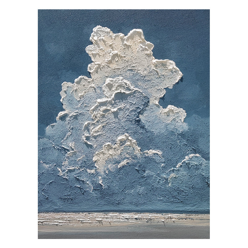 Textured Cloud Billowing Sky Oil Painting 104TC