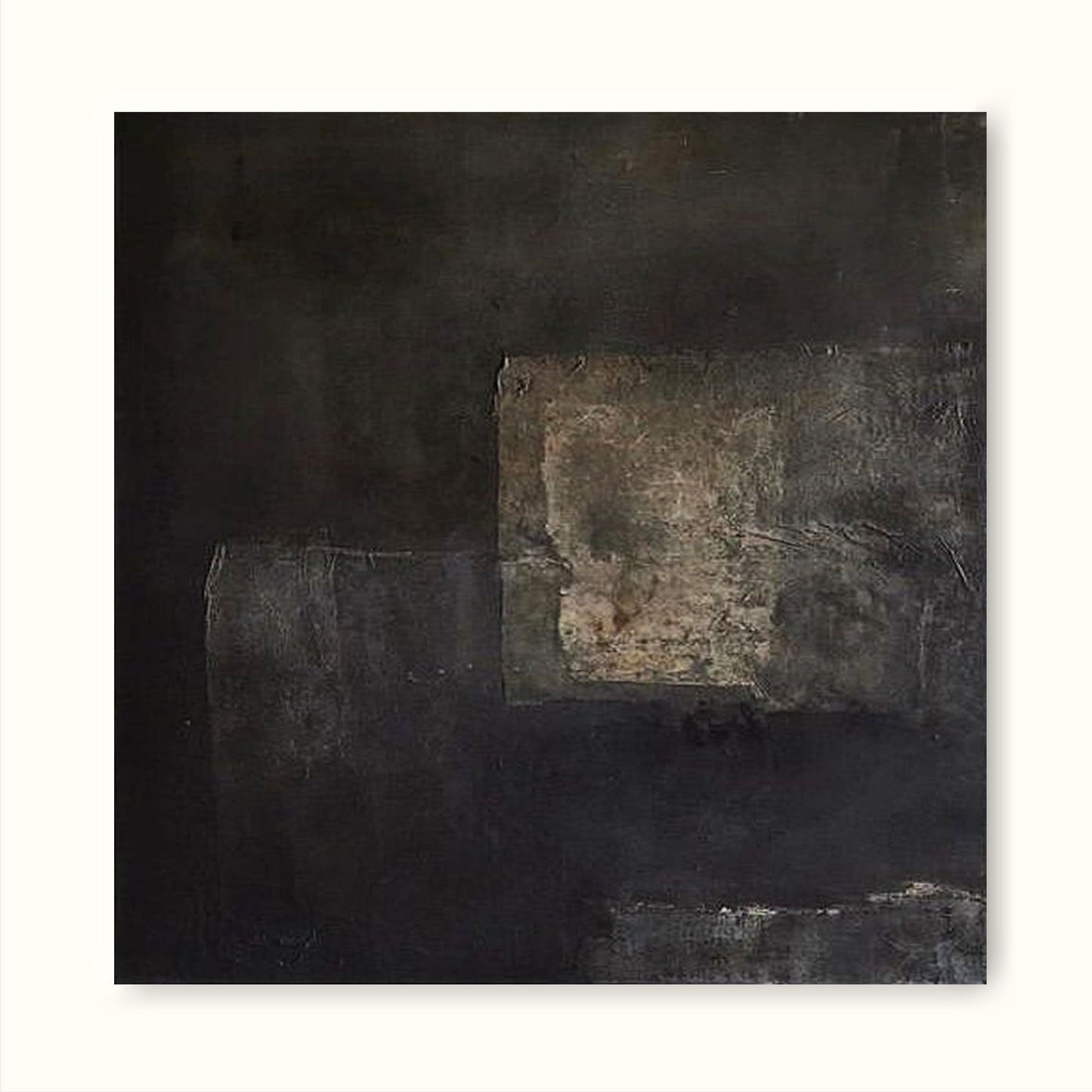 Contemporary Minimalist Abstract Oil Painting for Modern Home Décor