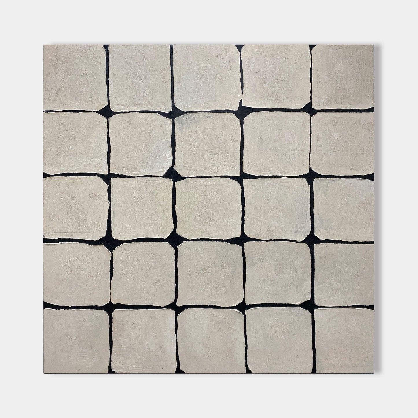 Contemporary Wabi-Sabi Texture Art for Minimalist Home Decor