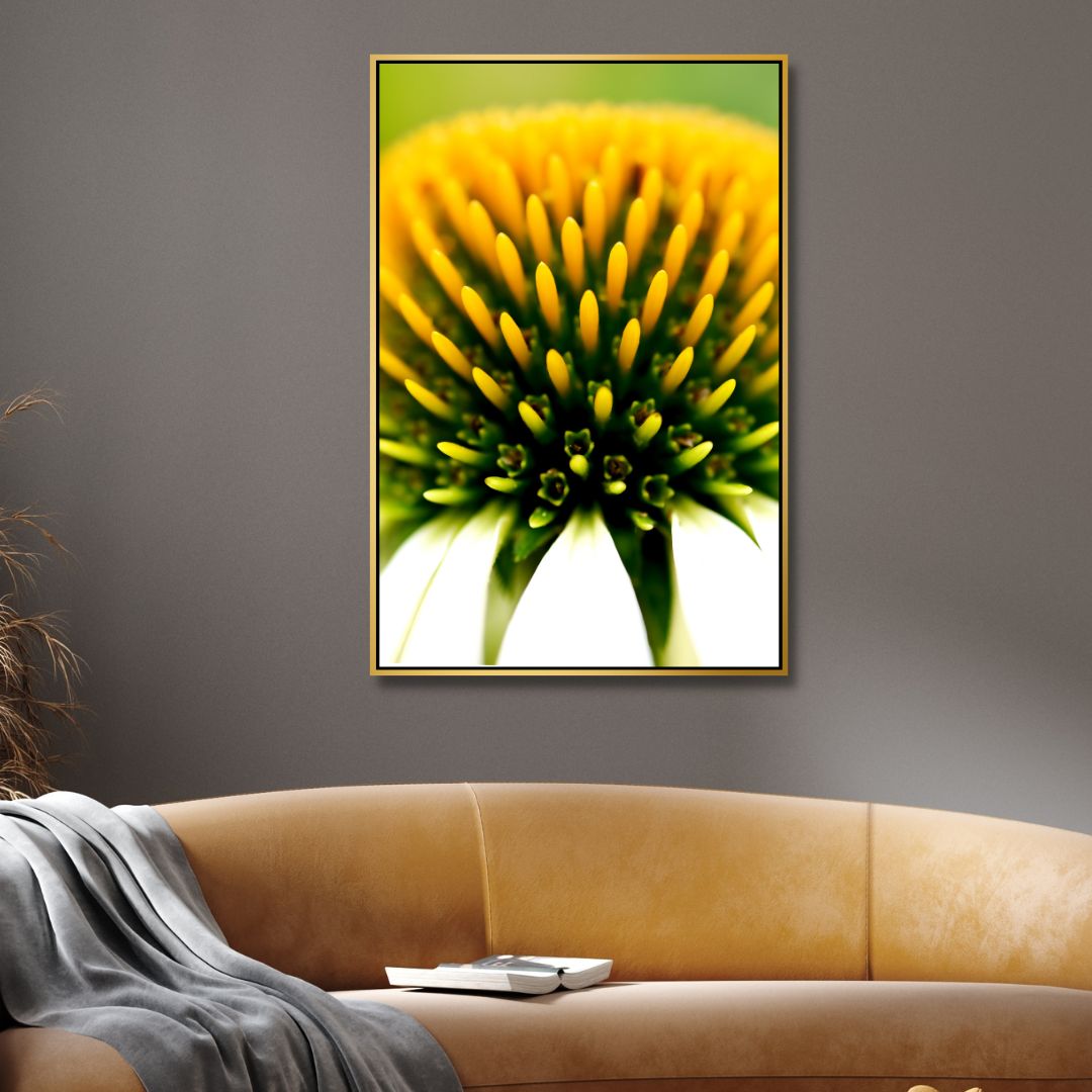 Vibrant Coneflower Oil Painting for Floral Home Decor and Nature Lovers