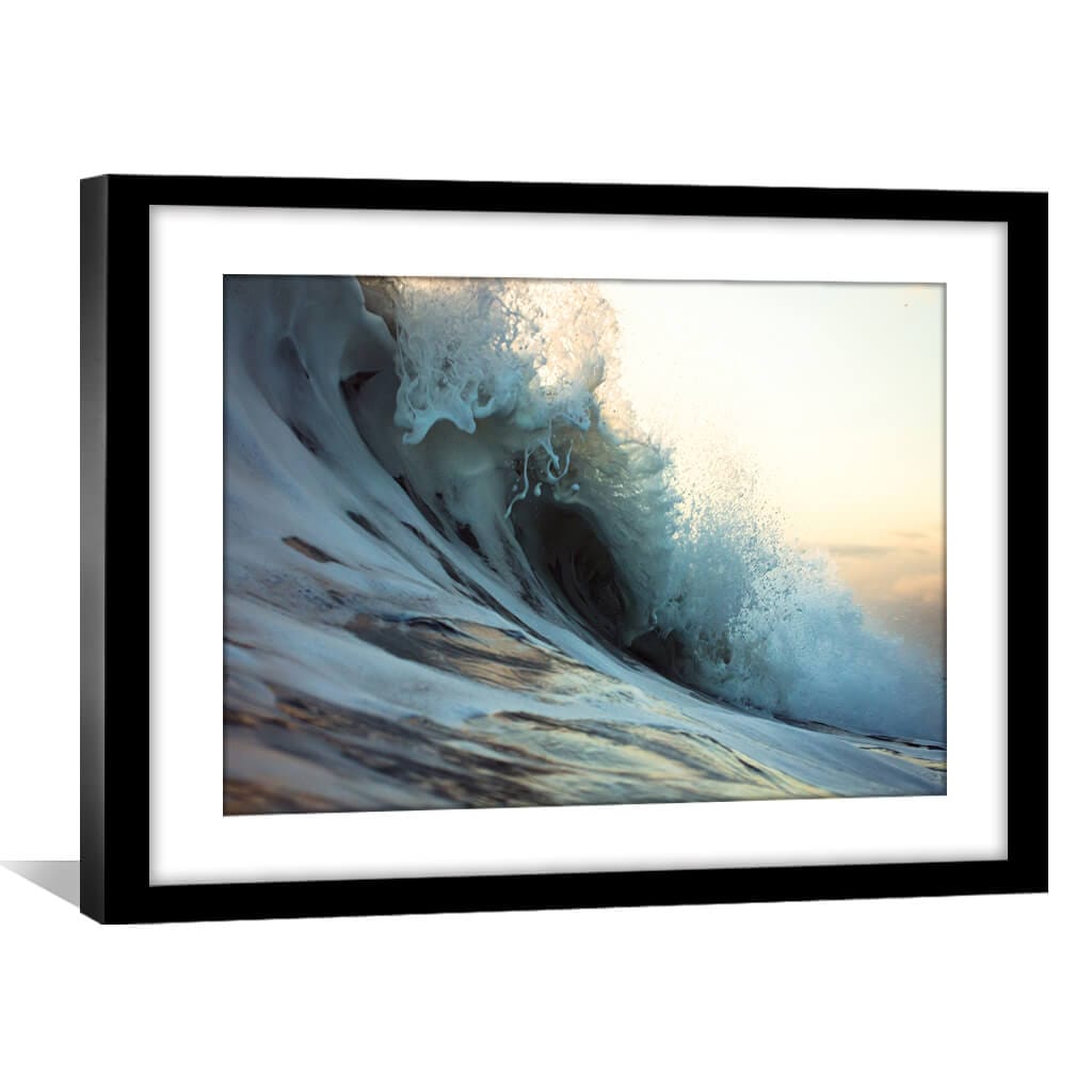 Ocean Waves Art: Captivating Crashing Wave Oil Painting for Coastal Décor