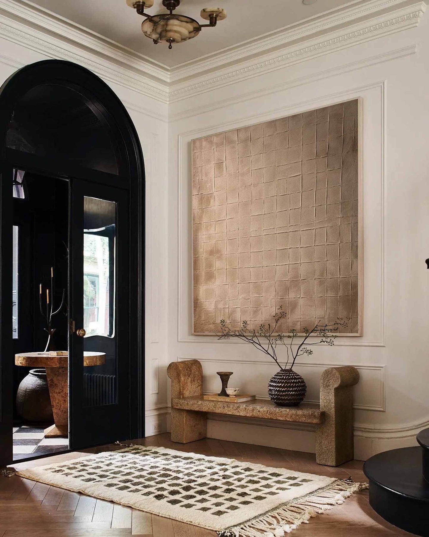 Elegant Wabi-Sabi Textured Wall Art for Minimalist Home Decor