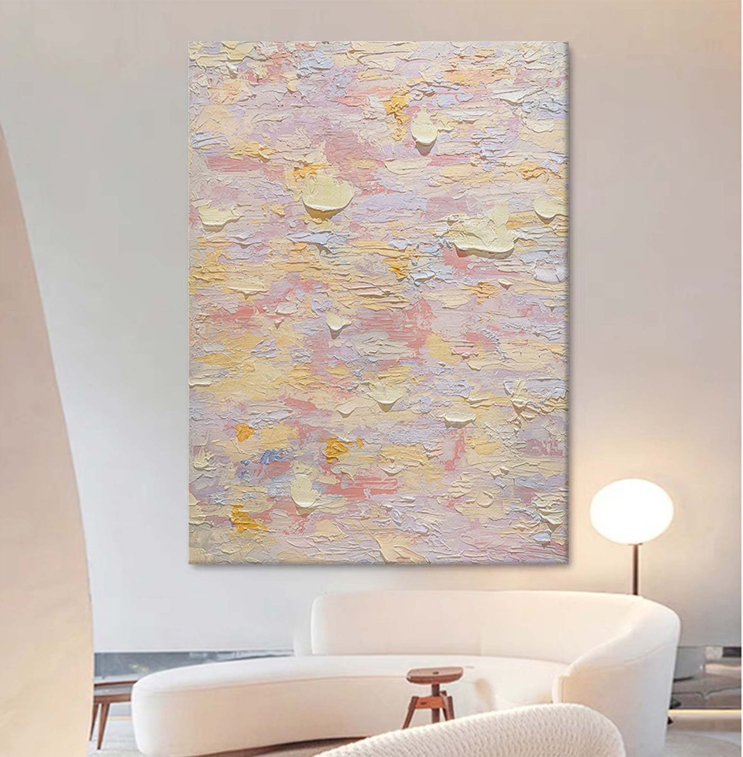 Colorful Abstract Oil Painting for Modern Home Decor